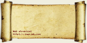 Isidora Mitranić vizit kartica